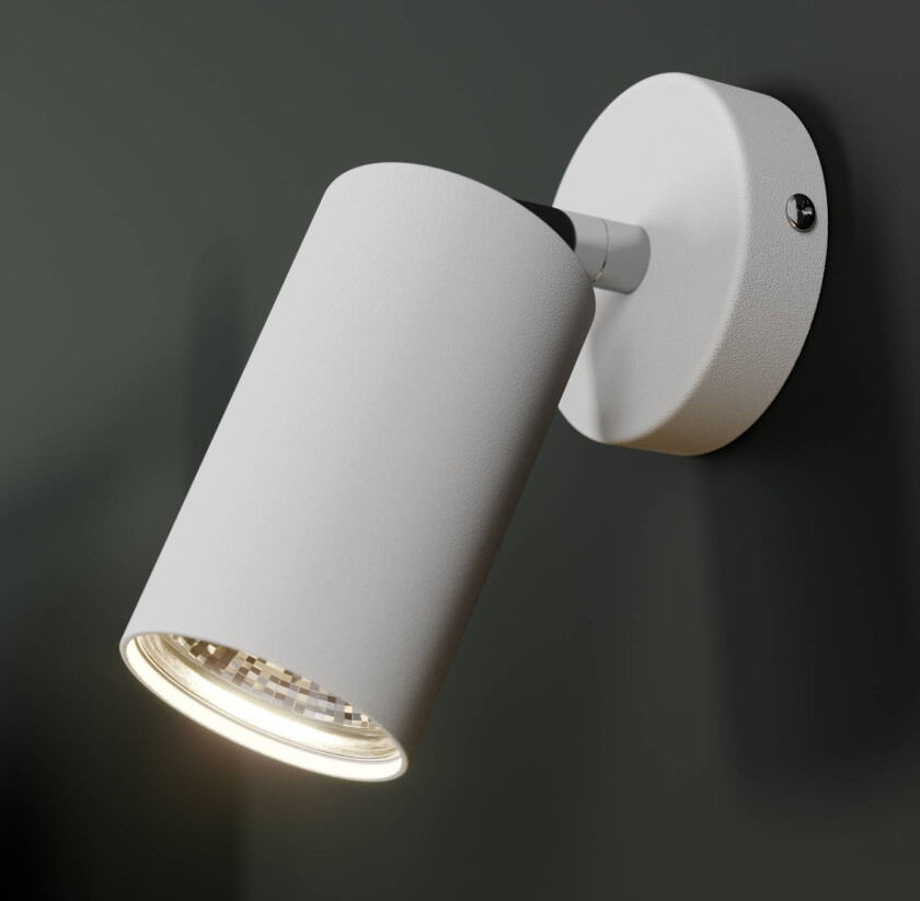 Veggspot Eye Spot 1 lyskilde, hvit