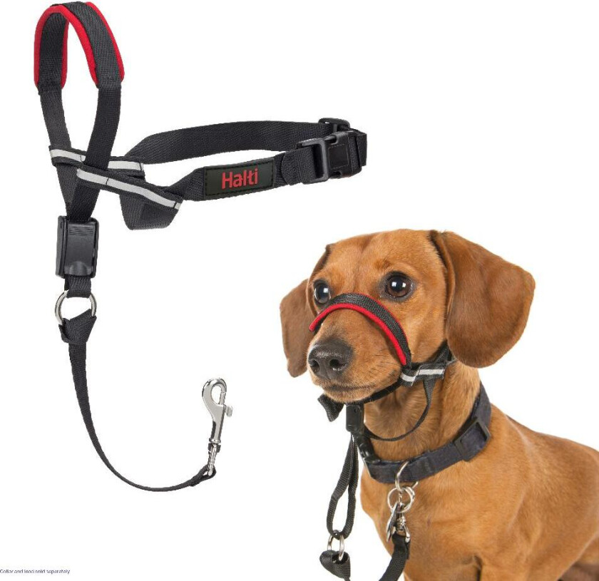 OptiFit Antitrekk Hundesele - Svart