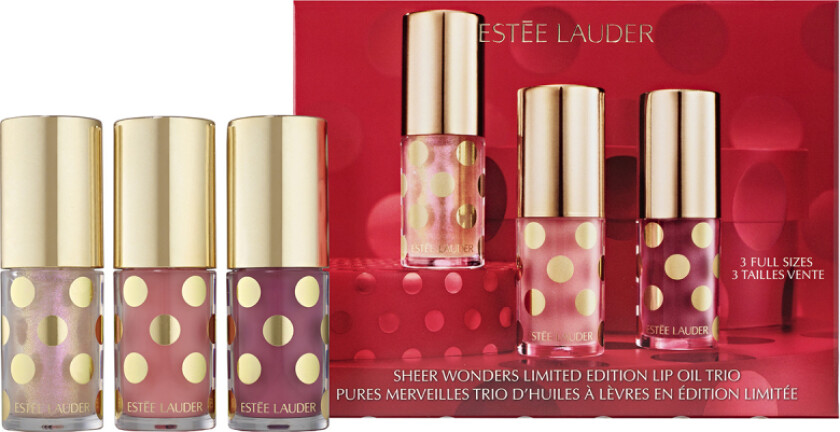 Sheer Wonders Limited Edition Lip Oil Trio (3 x 6 ml)