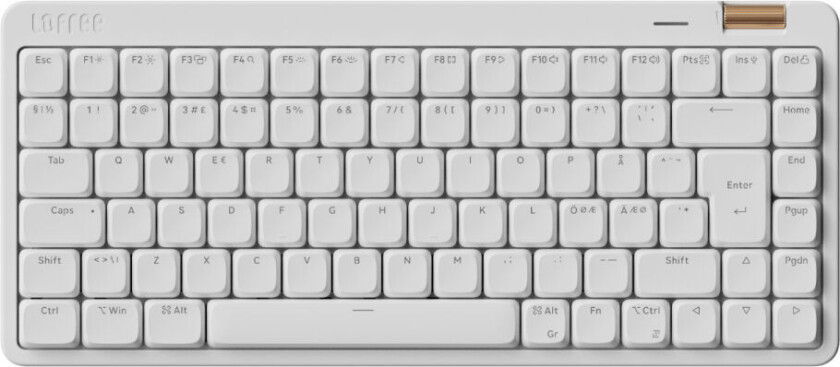 FLOW Lite 84 trådløst tastatur (hvit)
