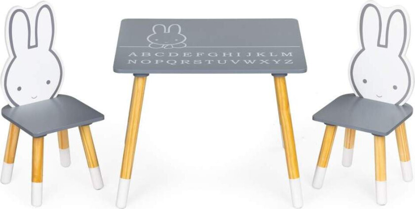 Sett med bord og 2 stoler for barn – Perfekt for leketiden