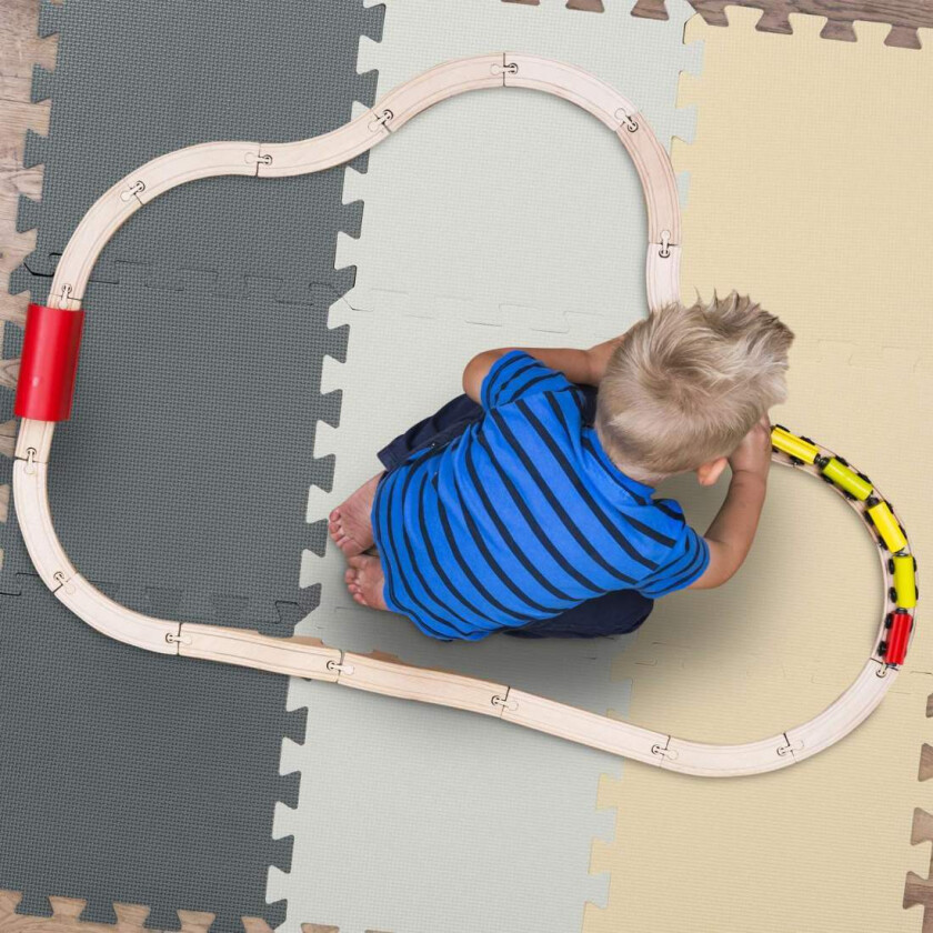 Puslespillmatte – mykt EVA-skum, 3-farget sett