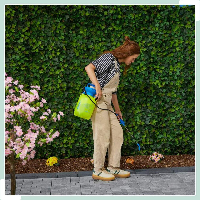 Trykksprøyte med justerbar dyse – Plantepleie og rengjøring