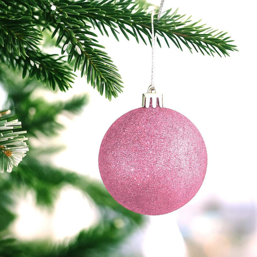 Sett med juletrekugler – 30 dekorative ornamenter