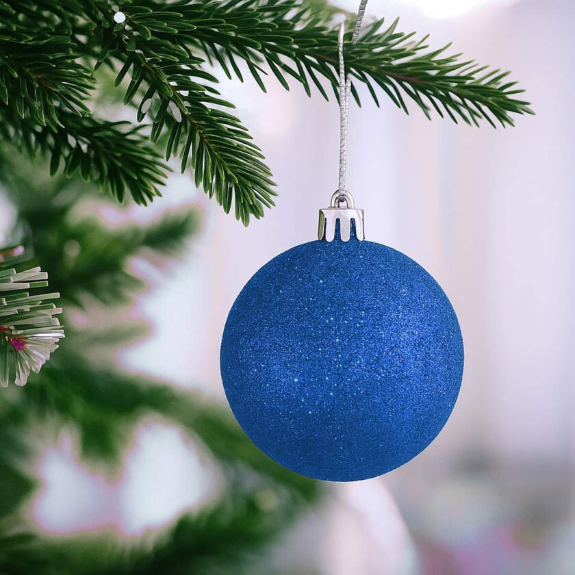 Sett med juletrekugler – 30 dekorative ornamenter