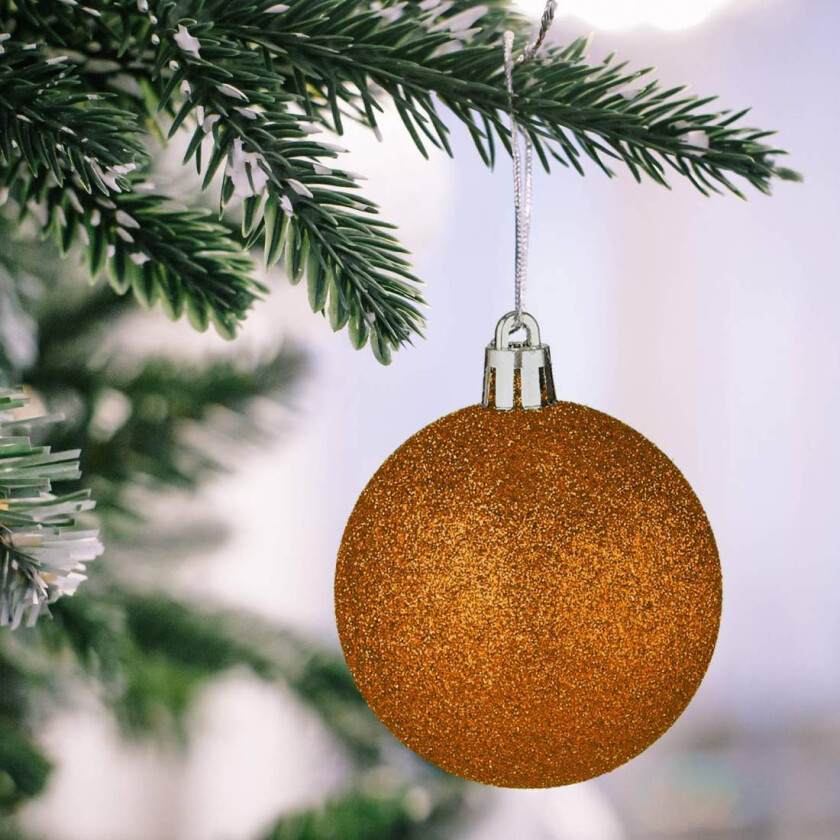 Sett med juletrepynt – 101 dekorative kuler