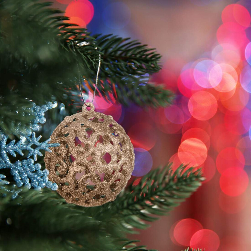 Julekulesett – 150 stykker, blandet finish