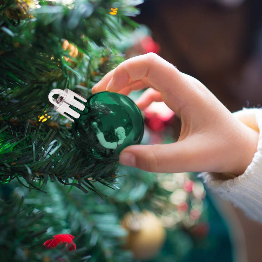 Sett med juletrekuler – 96 dekorative ornamenter