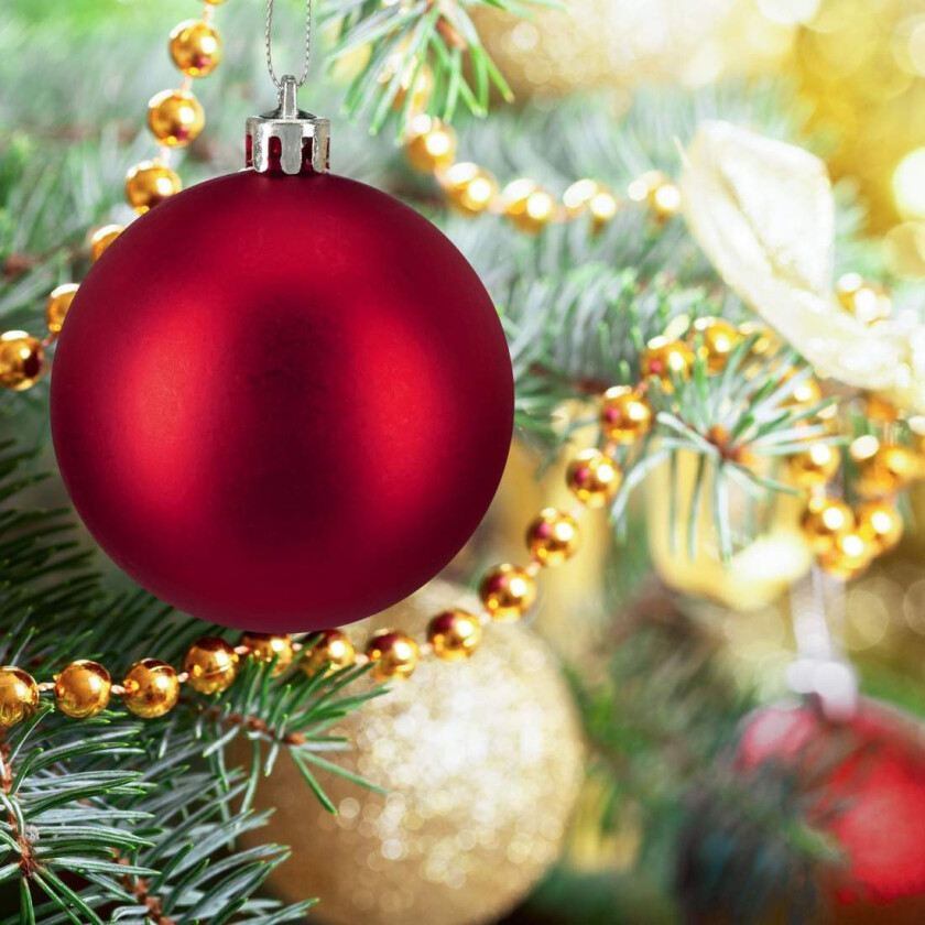 Sett med matte julekuler – 50 stk