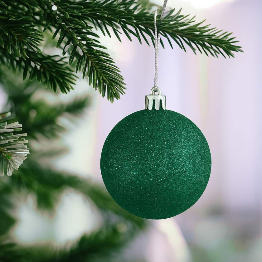 Sett med juletrekugler – 30 dekorative ornamenter