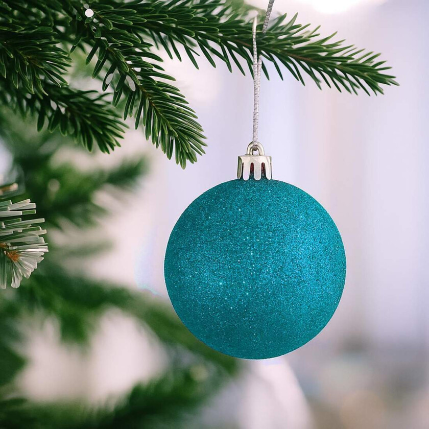 Sett med juletrekugler – 30 dekorative ornamenter