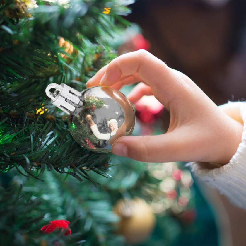 Sett med juletrekuler – 96 dekorative ornamenter