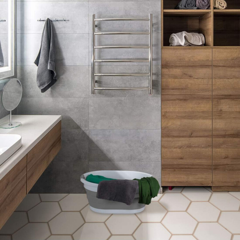 Sammenleggbar skittentøyskurv med håndtak – 24L kapasitet