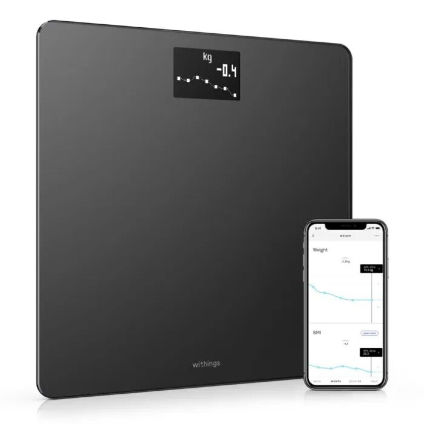 Body Personvekt med wifi Svart