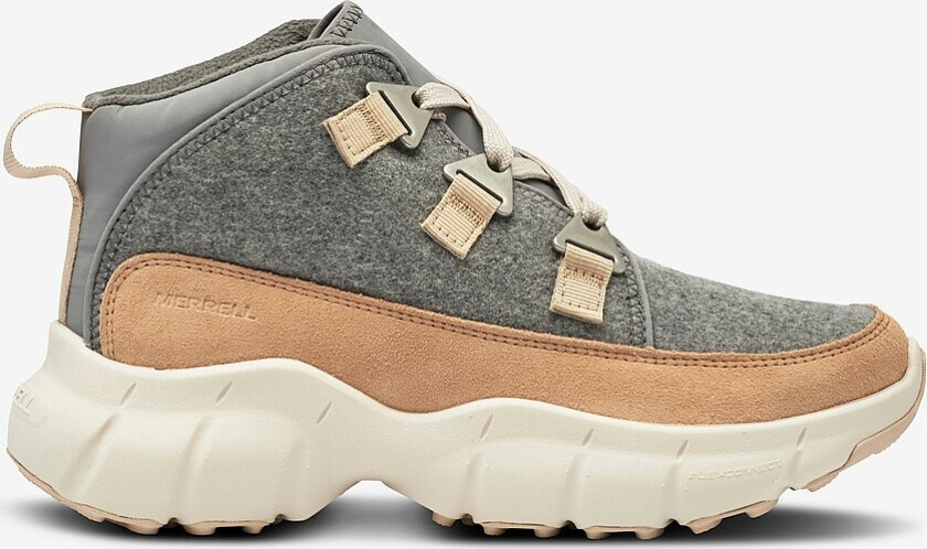 Vinterskoletter Clover Mid Wool WP - Grå