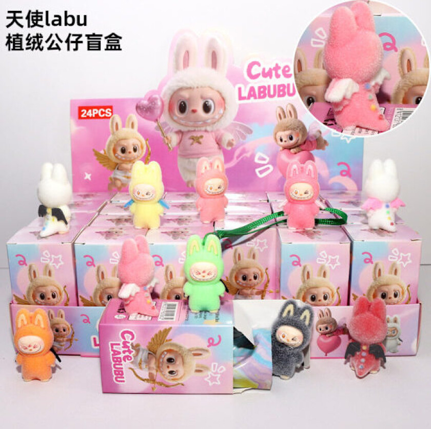 Monster Adventskalender, Hollow Joy-anheng, dekorasjoner, barnegaver (24-delt overraskelsesblindboks med trendy leker)