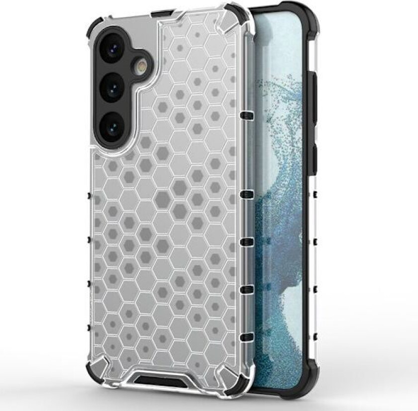 Bofink Honeycomb Samsung Galaxy S25 deksel - Grå