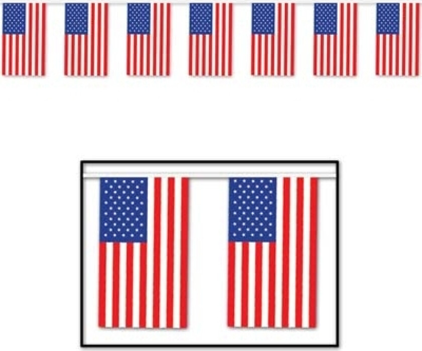 Gigantiske utendørsflagg, USA, plast