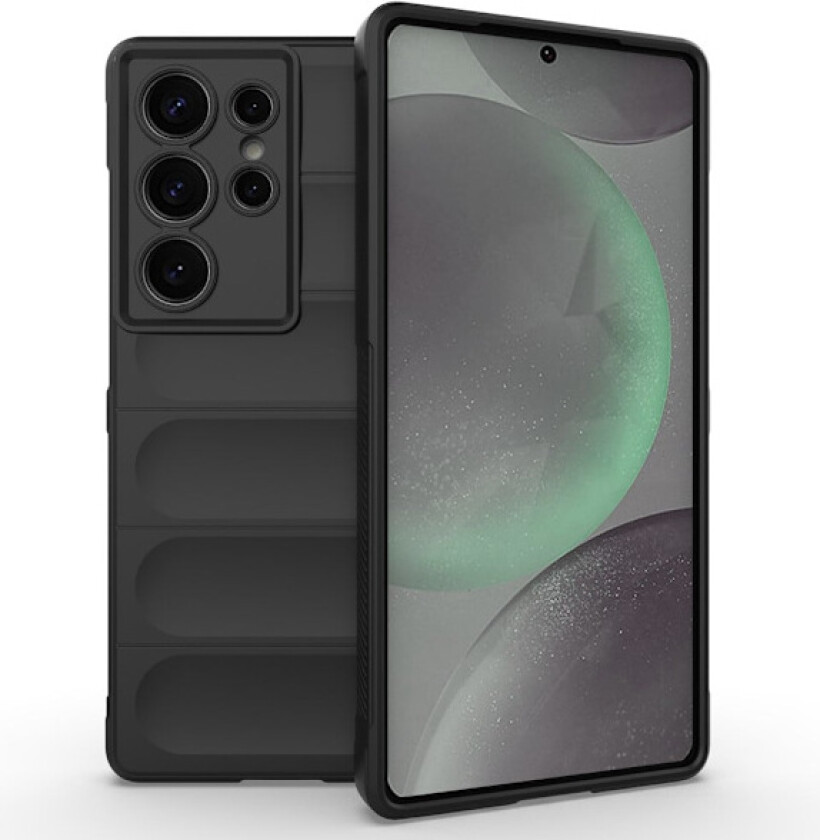 Deksel med mykt grep for Samsung Galaxy S25 Ultra - Svart
