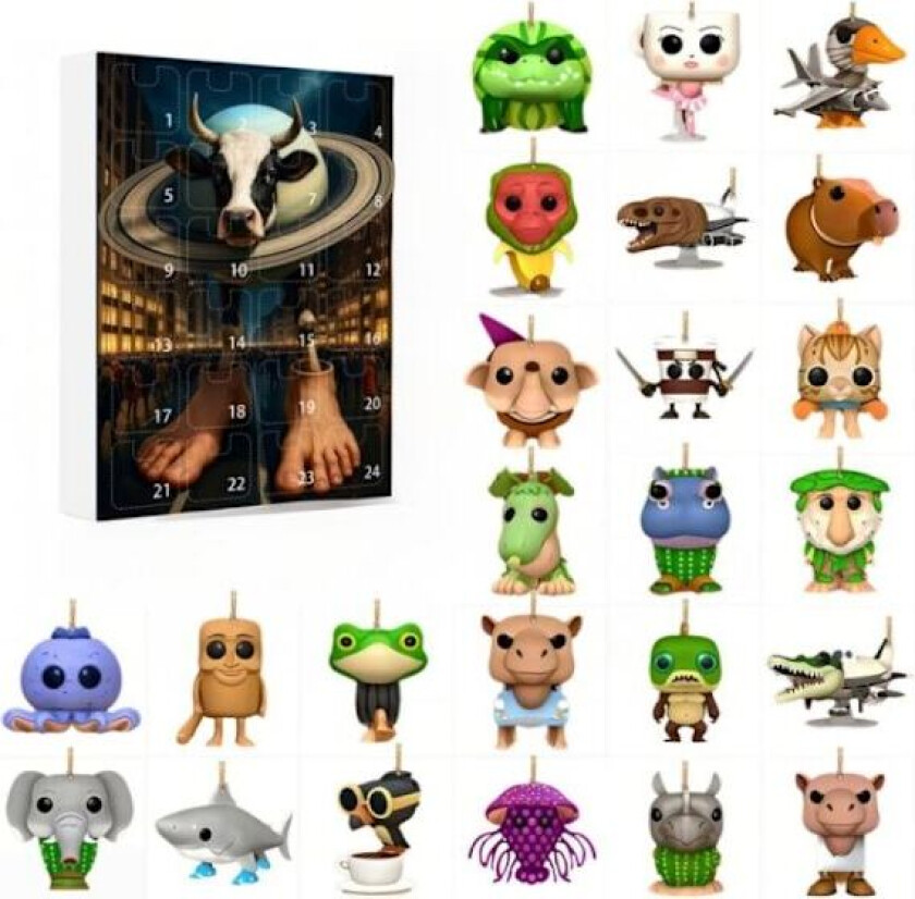 {HH}Italiensk Brainrot Tung Sahur Figur Blind Box Tralalero Figurer