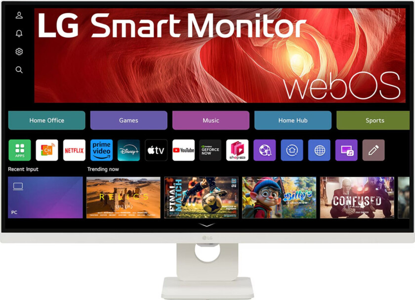 LG 32U721SA-W PC Skjerm - 31.5", 3840x2160, 60Hz, IPS, 5ms - Hvit