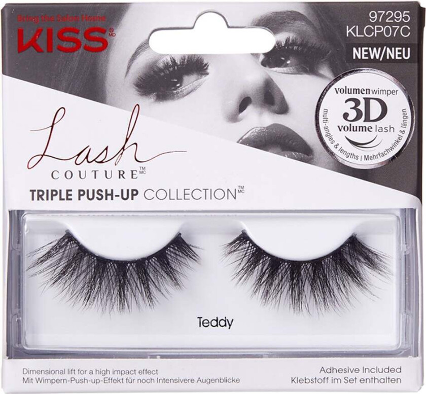 Lash Triple Push Up Teddy 1pair