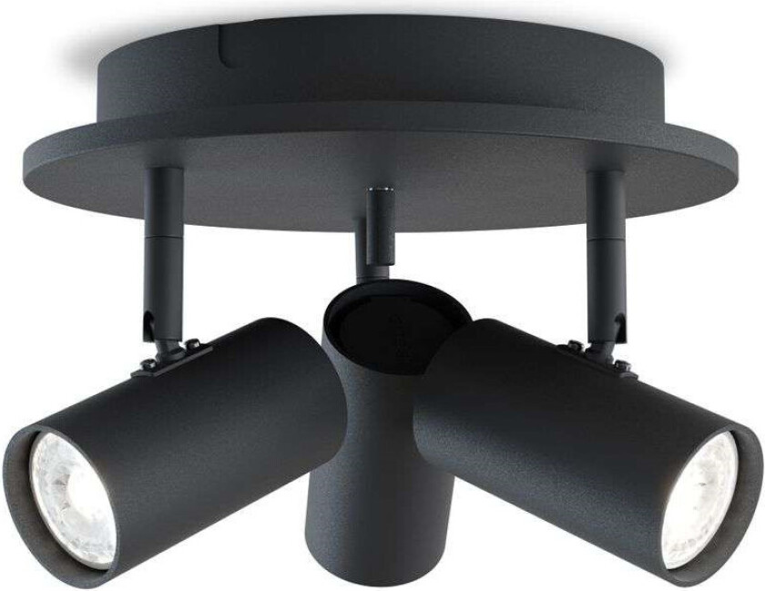 - Tyson 3 Taklampe Black