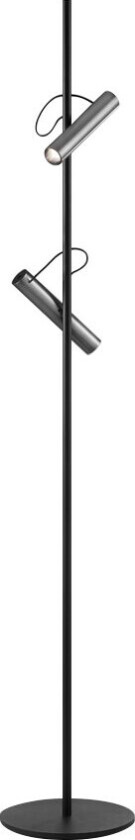 LIGHT-POINT - Spirit F1 Gulvlampe Dim. Titanium/Svart LIGHT-POINT