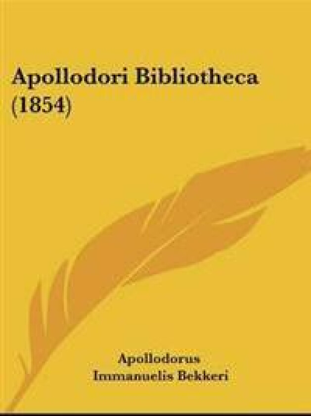 Apollodori Bibliotheca (1854)