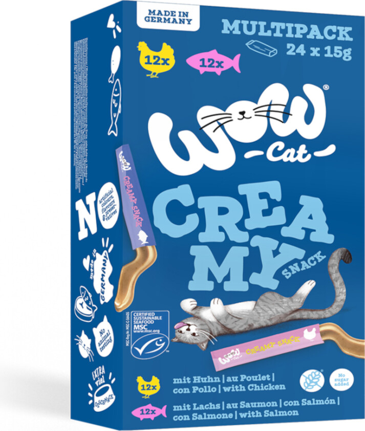 Bilde av Creamy Snack 24 x 15 g - Mix-pakke (2 varianter)