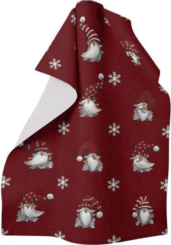 Julian & co kjøkkenhåndkle rød