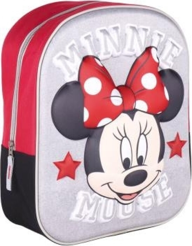 Disney Minni Mus 3D ryggsekk, veske 31 cm