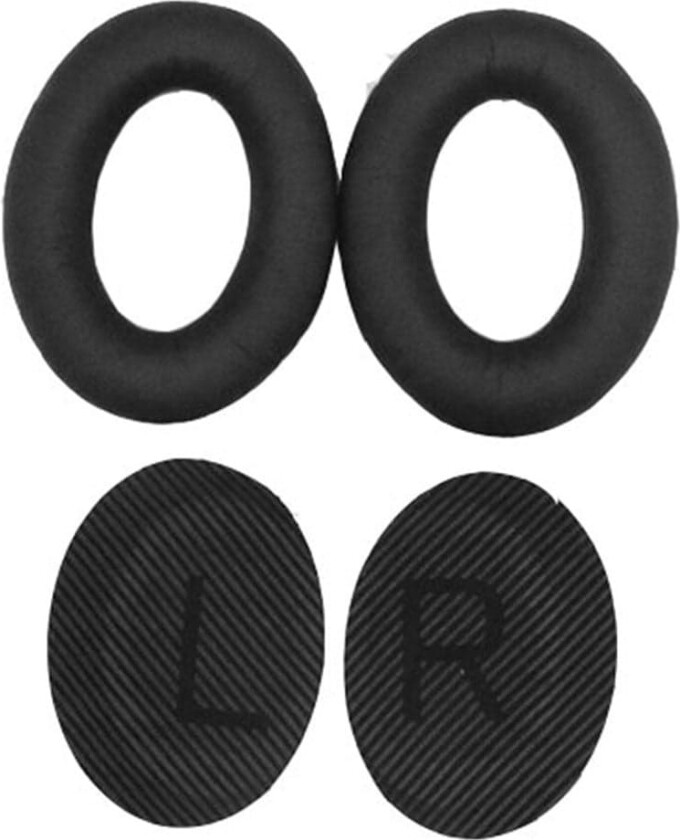 1 par BOSE QC15 / QC25 / QC35 JZF-236 øreputer i skinn - Svart