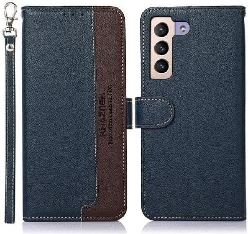 Samsung Galaxy S23+ (Plus) KHAZNEH Lommebok-deksel - Blå/Brun