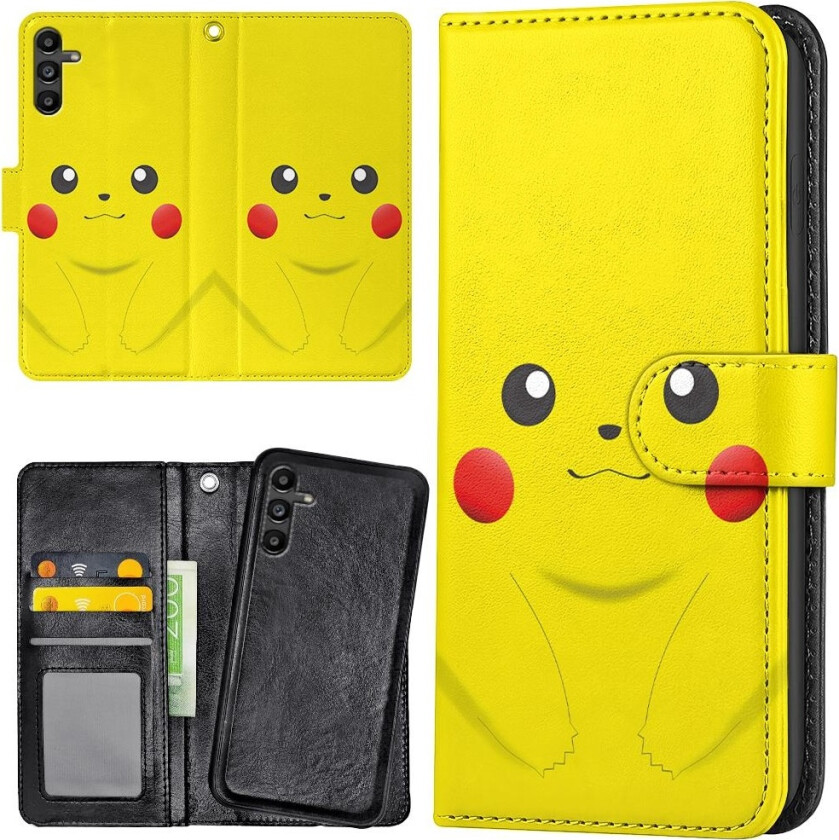 Samsung Galaxy A16 4G/5G - Lommebok Deksel Pikachu / Pokemon