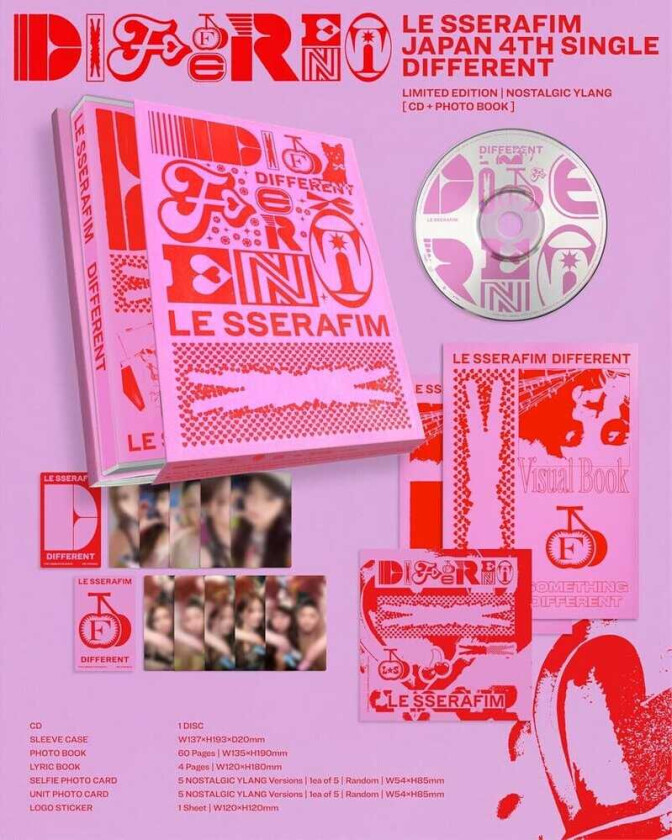 Le Sserafim Different CD