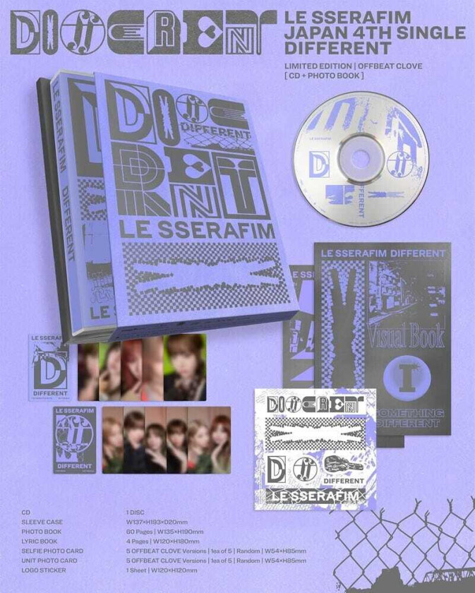 Le Sserafim Different CD