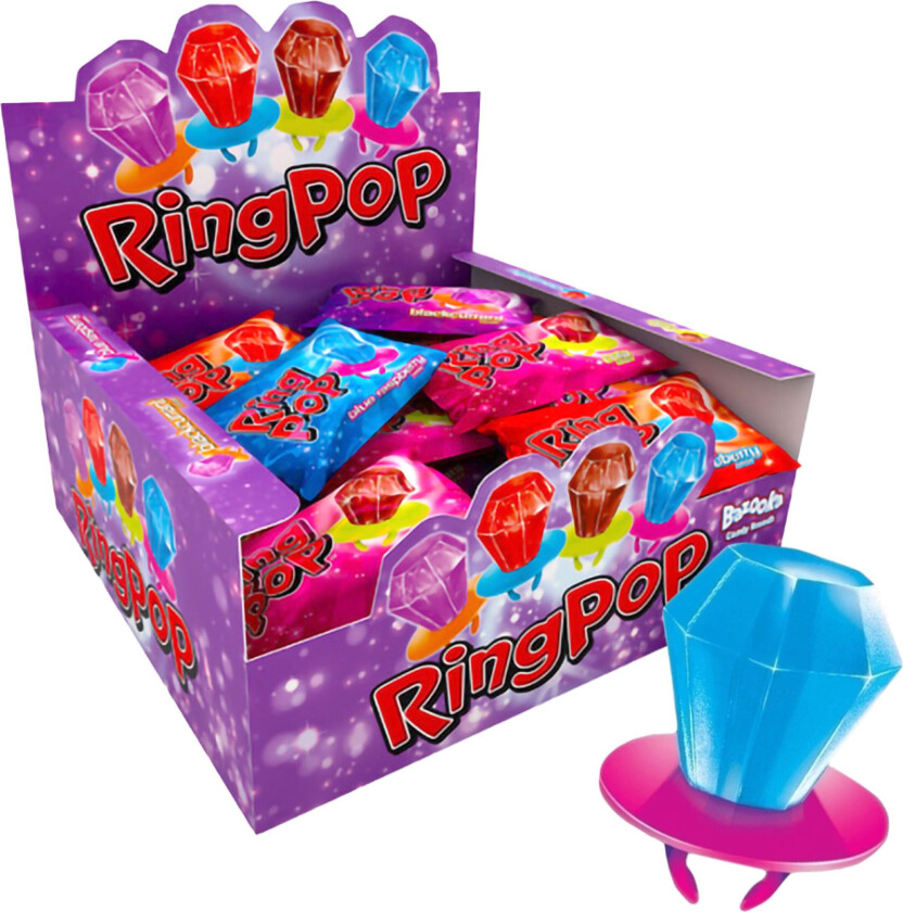 Ring Pop Storpakning - 24-pakning
