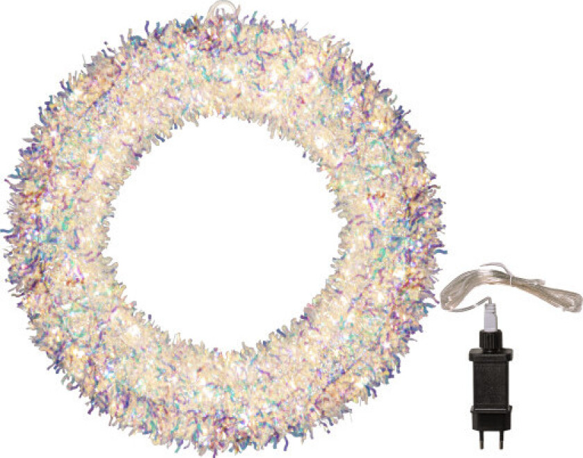 Magic julekrans med lys, Ø30 cm