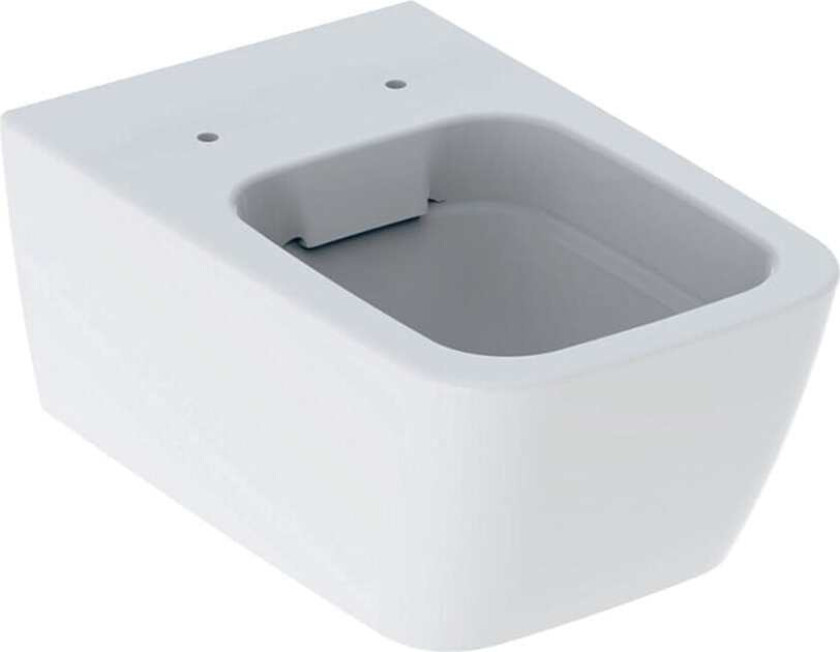 Icon Kantet Rimfree Veggskål Uten Toalettsete Hvit Keratect