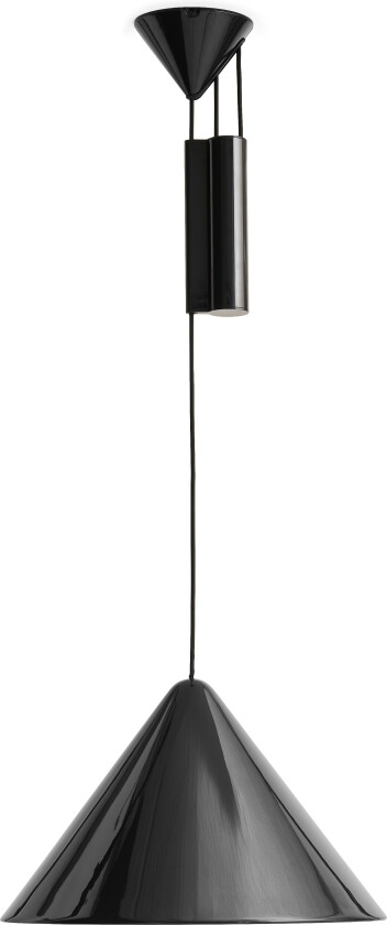 Compass Adjustable Pendant 430 - Myk Svart