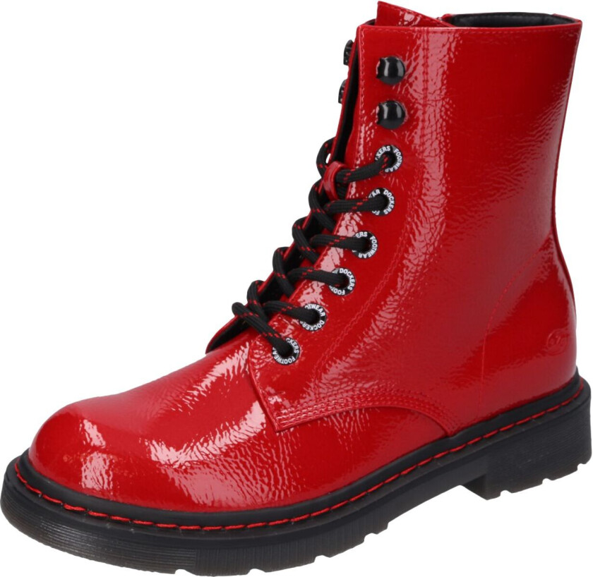 Boot - Lace-Up Boots - EU37 til EU42 - Damer - rød