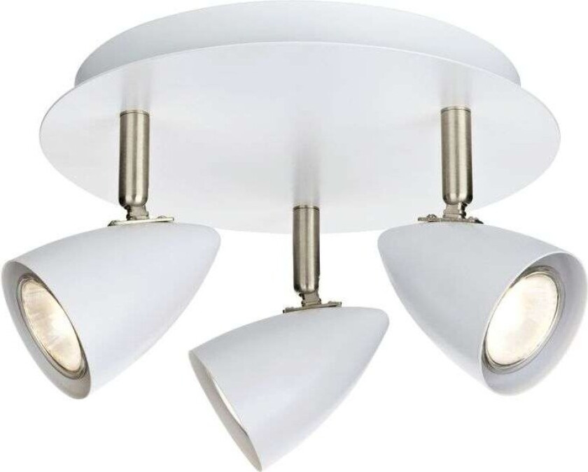 - Ciro 3 Taklampe White/Steel
