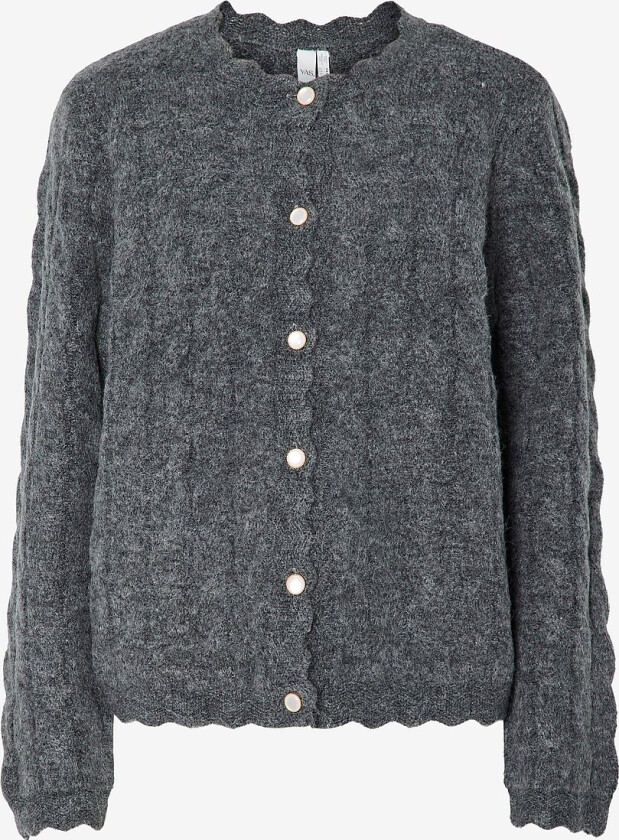 Kardigan yasBubera LS Knit Cardigan - Grå