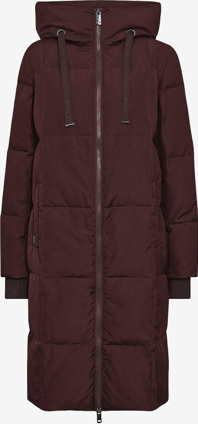 Dunfrakk mmNova Square Down Coat - Rød