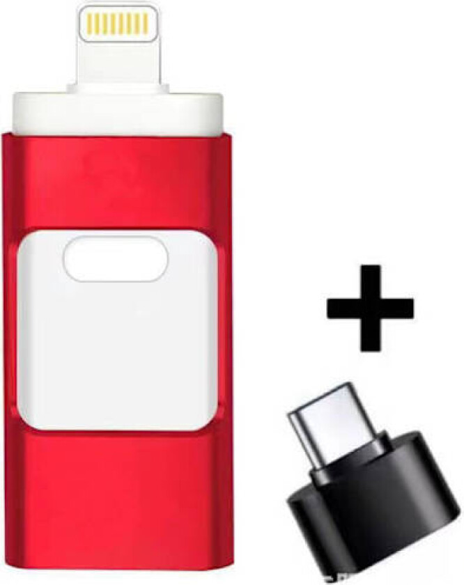 4-i-1 USB I Flash Drive Disk Lagringsminne for iPhone iPad PC iOS Android (128GB)