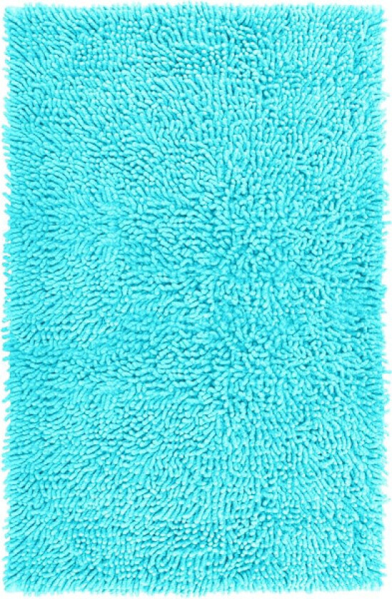Turkis baderomsmatte, sklisikker baderomsmatte (50 x 80 cm)