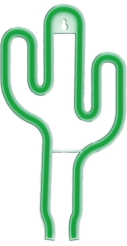 Manta SNL74GN Style Neon Væglampe - Grønn - Kaktus