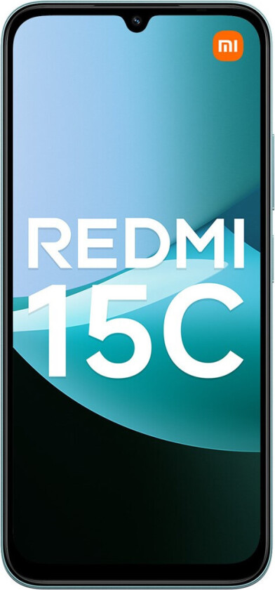 Redmi 15C Smartphone - 6.9", 4GB RAM, 128GB, 6000mAh - Grønn