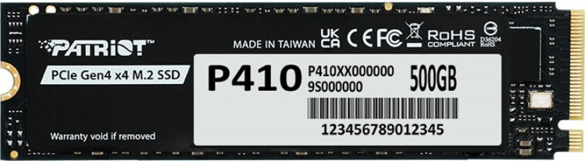 Patriot Viper P410 SSD - M.2, NVMe, PCIe 4.0 - 500GB